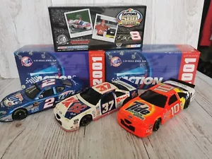 CARROS DE CARRERAS NASCAR DIECAST DE CARRERAS DE ACCIÓN X 3 - Imagen 1 de 2