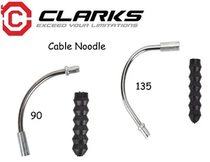 Brake CABLE GUIDE Clarks NOODLE Guide Pipe w/BOOT 135 degree or 90 degree - Picture 1 of 3
