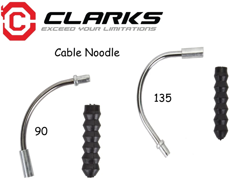 GUÍA CABLE FRENO Clarks NOODLE Guía Tubo con BOTA 135 grados o 90 grados Foto 1 de 1