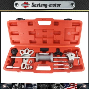 Kit de herramientas extractor de abolladuras de martillos deslizantes 17 piezas adaptador eje cojinete buje juego automático - Imagen 1 de 7