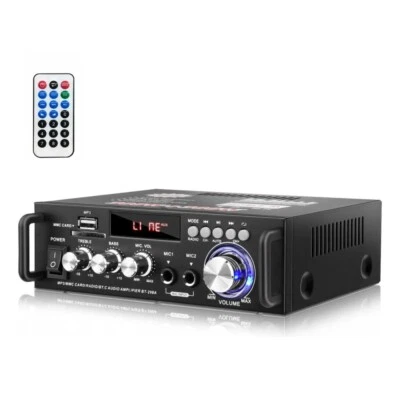 600W Bluetooth Mini Verstärker HiFi Power Audio Stereo Bass Amplifier USB MP3 FM - Bild 1 von 4