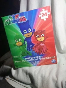 PJ Masks Owlette, Catboy and Gekko Shaped Puzzle 24 pieces - Picture 1 of 9