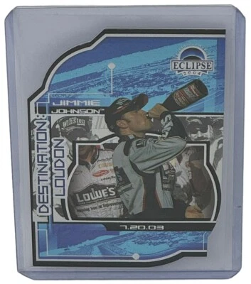 Jimmie Johnson 2004 Press Pass Eclipse Destination Win Loudon Insert Card #DW19 - Image 1 of 2