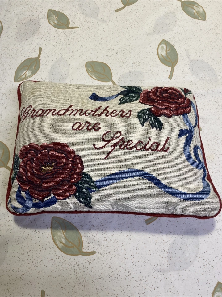 Beautiful “Grandmothers Are Special” Tapestry Pillow - Image 1 of 3
