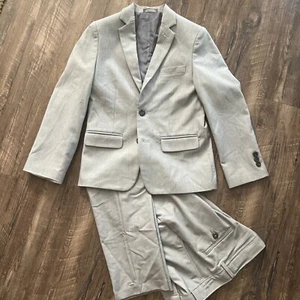 NWT Van Heusen Boys 10 Gray Grey Suit Set Jacket Pants - Picture 1 of 2