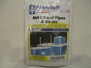 PIKESTUFF N SCALE STRUCTURE PARTS - MAC ROOF PIPES & VENTS - Picture 1 of 2