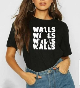Louis Tomlinson T-Shirt WALLS Fashion 2023 Tour Music Lyrics Only The Brave