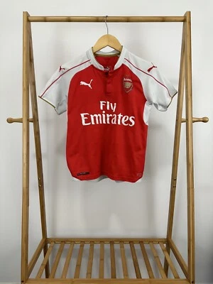 Mesut Ozil Arsenal FC Fly Emirates Puma Soccer Jersey RARE YOUTH XXL 18.5x22.5 - Image 1 of 4