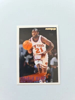Tarjeta de baloncesto Fleer New York Knicks 1994-95 #333 Charlie Ward novato Foto 1 de 3