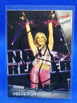 Autógrafo Velvet Sky 2010 TriStar TNA Xtreme #60 Foto 1 de 2