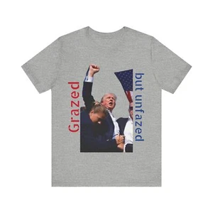 Camiseta Donald Trump rozada pero imperturbable - Imagen 1 de 20