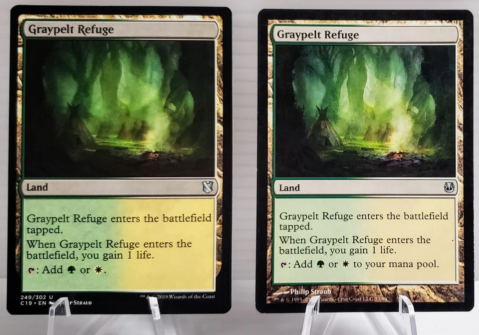 Magic the Gathering Graypelt Refuge Various Sets MTG X 2 NM MTG  - Image 1 of 1