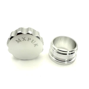 TAPA DE LLENADO DE COMBUSTIBLE Y CUELLO ALEACIÓN ALUMINIO MXPUK TAPA RADIADOR PERSONALIZADO MXPUK (625) - Imagen 1 de 7
