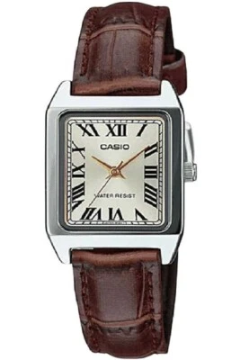 Casio Ladies Gold Analogue Casio Ladies LTPV007L-9B - Image 1 of 4