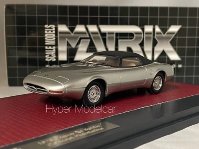 MATRIX 1/43 JAGUAR XJ SPIDER CONCEPT PININFARINA CLOSED 1978 SILVER  MX51001-052 - Immagine 1 di 3