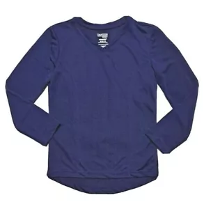 Danskin Now Girls Long Sleeve Active V-neck Tee Athletic Shirt NWT XS 4-5, M 7-8 - Picture 1 of 3