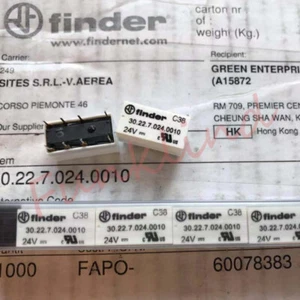 Relé PCB sin enganche 30.22.7.024.0010 24VDC 2A DPDT x 1 pieza NUEVO - Imagen 1 de 3