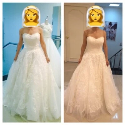 Ivory Lace Wedding Dress Size 10 - Image 1 of 4