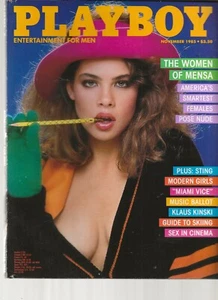 PLAYBOY VINTAGE MEN'S MAGAZINE NOVEMBER 1985 - Picture 1 of 1