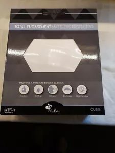 Lux Living Pure Care Total Encasement Mattress Protector Queen Antimicrobial - Picture 1 of 3