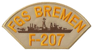 Patche écusson FGS Bremen marines patch thermocollant transfert navy - Picture 1 of 2