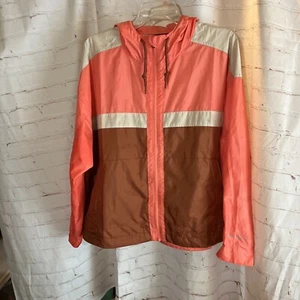 Eddie Bauer  Womens Peach Polyester Jacket Sz L - Picture 1 of 14