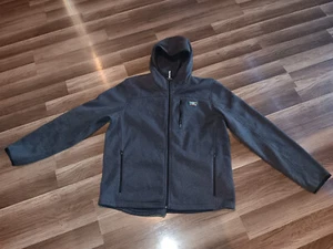 LL Bean leicht taillierte Fleecejacke mit Reißverschluss grau Gr. XL Herren. - Bild 1 von 17