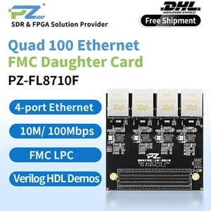 Puzhi PZ-FL8710F FMC Card Four-channel 100Gb Ethernet MII/RMII LAN8710 - Picture 1 of 7
