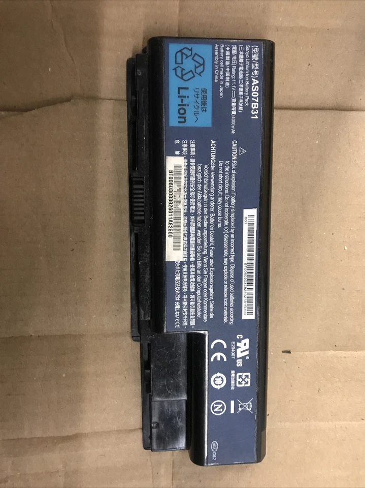 Genuine Acer AS07B41 AS07B31 AS07B32 AS07B42 AS07B51 Laptop Battery - Image 1 of 3