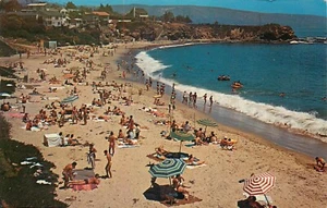 Postcard Crescent Bay Laguna Beach California Unposted - Picture 1 of 2