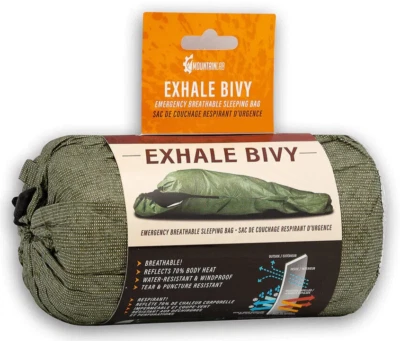 Mountain Lab Exhale Bivy, Saco de Dormir de Emergencia Backcountry, Refugio Impermeable Foto 1 de 4