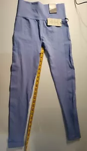 NEW! Forever 21 Activewear High-Rise Leggings Periwinkle - Size Medium - NWT - Picture 1 of 5