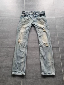 Diesel Jeans Safado blau straight zerrissen lässig hellblau W 32 L 34 wie neu - Bild 1 von 12