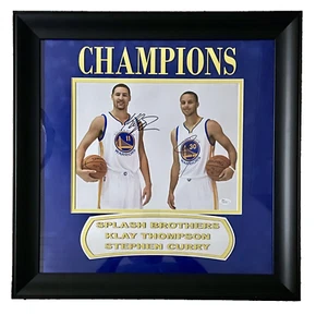 Stephen Curry Klay Thompson signiertes/gerahmtes Splash Bros. Foto - Warriors, JSA - Bild 1 von 5