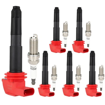 Juego de 6 bobinas de encendido aptas para Porsche Panamera 2011 2012-2015 2016 3,6 L V6 nuevo Foto 1 de 4