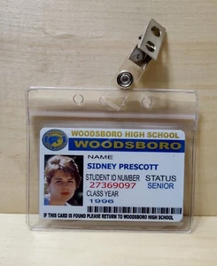 Scream Sidney Prescott Woodsboro High School ID Card - Picture 1 of 2
