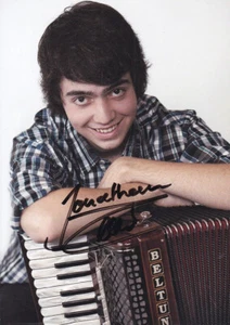 Jonathan ZELTER - dt. Cantante, ¡autógrafo original! - Imagen 1 de 1