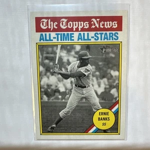 2025 Topps Heritage Ernie Banks #343 Chicago Cubs All-Time All-Stars - Bild 1 von 2