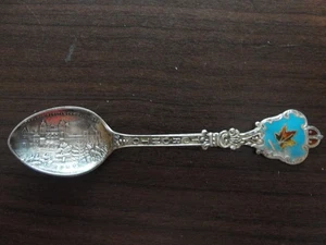 Vintage Sterling Silber Souvenir Löffel Toronto Ontario Parlamentsgebäude - Bild 1 von 11