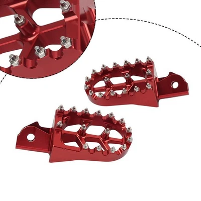 Estriberas rojas estriberas de motocicleta para Sur Ron S/X para Honda CRF 150F 2003-2019 Foto 1 de 4
