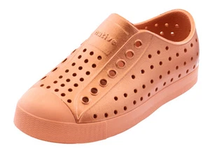Native Jefferson Metallic Kids Shoes - Orange - C12 - Picture 1 of 1