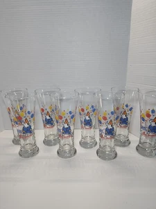 8 Vtg Spuds Mackenzie Party Animal 7" Pilsner Glasses 1987 Budweiser Beer - MINT - Picture 1 of 6