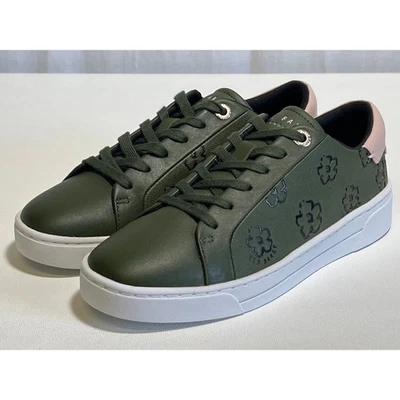 Ted Baker Taliy Magnolia Flor Cupsole Entrenador Mujer’s Tenis Zapatos US6 EUR36 Foto 1 de 4