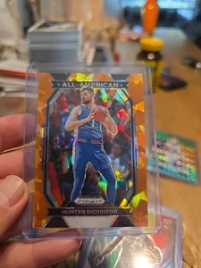 2024 Panini Prizm Draft Picks - All-American Hunter Dickinson #1 Orange Ice... - Picture 1 of 2