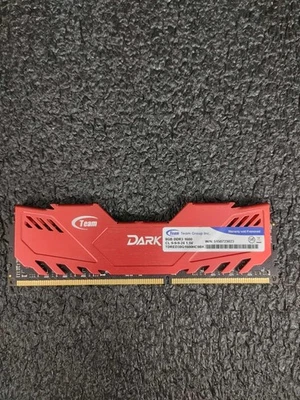 Team Dark 8GB PC3-12800 (DDR3-1600) DDR3 TDRED38G1600HC9BK Desktop Ram Memory - Image 1 of 4