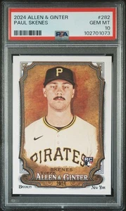 2024 Topps Allen & Ginter Paul Skenes #282 PSA 10 - Picture 1 of 2