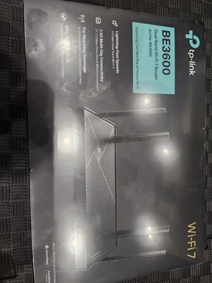 TP-Link Archer BE3600 Dual-Band BE3600 WiFi 7 Router With Dual 2.5Gbps Ports - Image 1 of 3