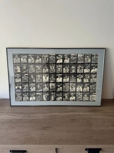1992 The Sporting News Conlon Collection Baseball Card Sheet Uncut (Framed) - Picture 1 of 11
