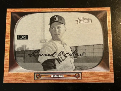 2004 Bowman Heritage Whitey Ford Black and White Parallel Card #59 - Image 1 of 2