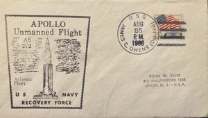 APOLLO 2 (AS-202 ) UNCREWED MISSION ONBOARD USS JAMES C OWENS AUG 25, 1966 - Picture 1 of 4